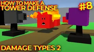 How to make a Tower Defense in Unity (2021) #8 | Damaging Types 2 (Flamethrower, Missile)