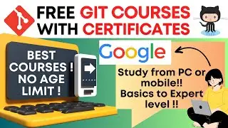 FREE GIT & GITHUB COURSES WITH CERTIFICATES| GOOGLE, IBM, META GIT COURSES WITH CERTIFICATES ✅