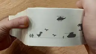 Dinosaur game flipbook