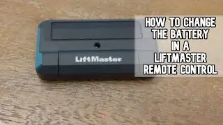 How to change the battery in a Liftmaster gate remote control diy video #liftmaster #remotecontrol