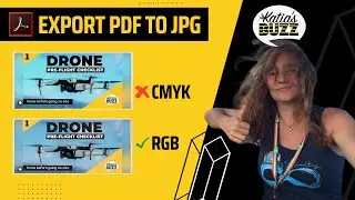 Convert PDF Color to CMYK/RGB and Export to JPG in Adobe Acrobat on 🐝 Katia's Buzz