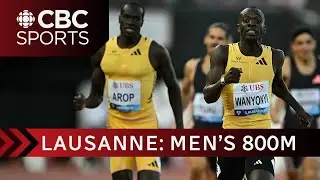 Olympic silver medallist Marco Arop takes part in the men's 800m at Lausanne Diamond League