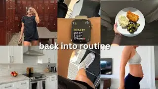 BACK INTO ROUTINE | publix haul, gym routine after work, easy meal ideas, new lip combo!