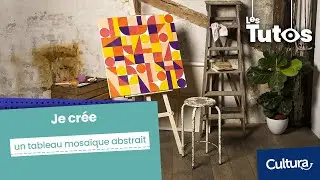 Tuto : Je crée un tableau mosaïque abstrait