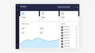 How To Create Admin Dashboard AdminWeb With HTML CSS And Javascript - Navbar