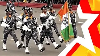 ЖЕНСКИЕ ВОЙСКА КОТ Д'ИВУАРА ★ Военный парад в день независимости ★ Côte d'Ivoire WOMEN'S TROOPS