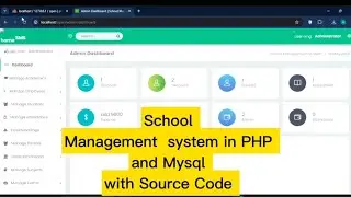 School Management System in PHP and MySQL with Source Code