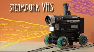 A steampunk VHS camcorder