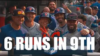 Mets Score 6 Runs in 9th after Going Hitless in First 8 Innings vs Blue Jays!!