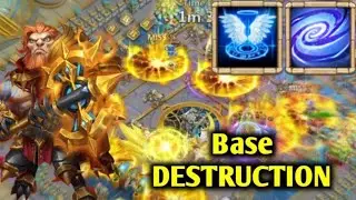 Axe Punisher | Revive + Empower Build | Real Base Destructor Hero | castle Clash