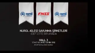 Nurol Ailesi Savunma Şirketleri #IDEF23'te Bir Arada!