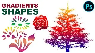 How to Use Gradient Tool on Custom Shapes in Photoshop