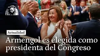 Francina Armengol es elegida como presidenta del Congreso con mayoría absoluta