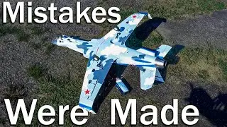 Three RC Plane Crashes - Tail Heaviness & Wind Shear (E-flite Viper 70mm & 90mm)