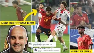 🚀😱Most Popular reactions to Lamine yamal's score sensational Debut goal for Spain| Spain Vs Georgia