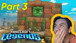 USING THE FIRST OF BRICK TO DEFEAT THE HORD OF THE SPORE || Minecraft Legends | Part 3