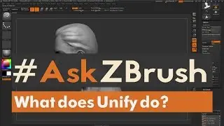 #AskZBrush - "What does the Unify button do inside of ZBrush?"