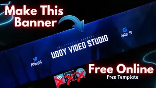 How To Make a YouTube Gaming Banner For Free | YouTube banner.