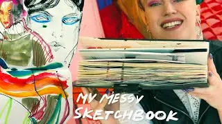 Let me show you my messy SKETCHBOOK ✸ SKETCHBOOK TOUR