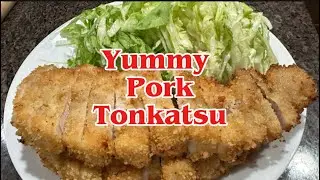 QUICK & EASY || PORK TONKATSU ||First time making it! 