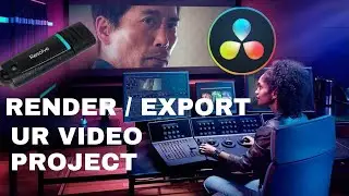 How to RenderExport Video in Davinci Resolve 16