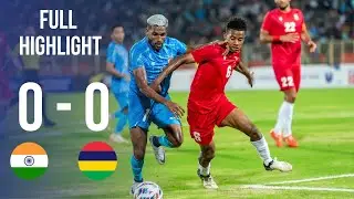 Intercontinental Cup 2024 | India 0-0 Mauritius | Highlights