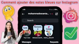 ajouter des notes bleues sur Instagram (2024)Obtenez une note de couleur bleue avec un emoji de