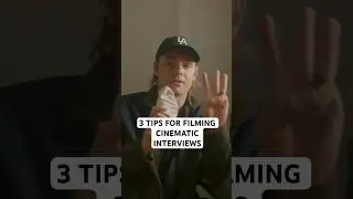 Make your interviews cinematic! Full Vid 👉🏼 channel #cinematography #filmmaking #filmmakingtips