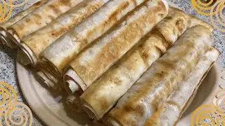 Трубочки из лаваша с начинкой  🥖