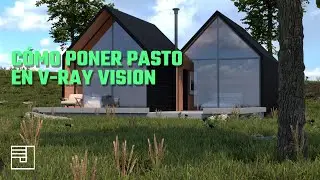 Cómo poner pasto en Vray Vision