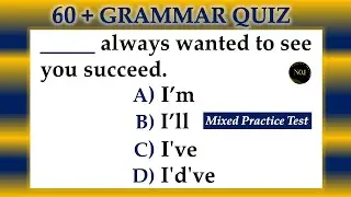 60 + Grammar Tenses Quiz | Verbs in English Grammar | English Practice Test | No.1 Quality English