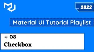 Material UI Checkbox Component | Material UI 5 Tutorial | Checkbox in Material UI #8