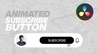 Create a YouTube Subscribe Button in Davinci Resolve 18 Fusion Tutorial