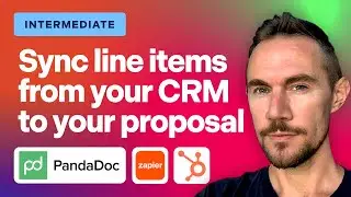 Sync line items from HubSpot Deal to your PandaDoc proposal via Zapier