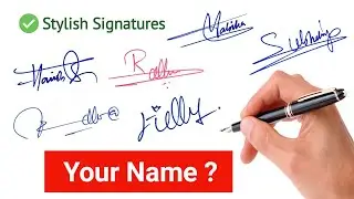 ✅ How To Make Your Signature Stylish | Signature Style Of My Name