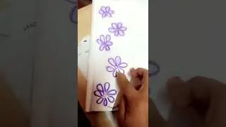 Purple colour project per simple design new flowers designs looking like a wow ❤️🤩😋