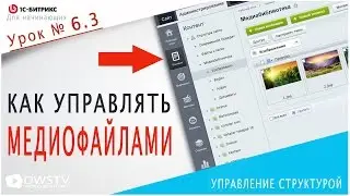 Настройка МЕДИОБИБЛИОТЕКИ и ее коллекций  в 1С Битрикс. Урок 6.3 - Управление структурой