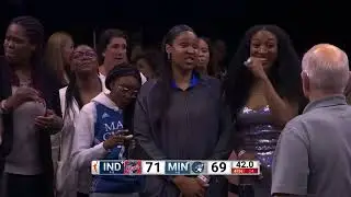 Last minute of Indiana Fever vs Minnesota Lynx