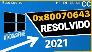 Como CORRIGIR erro 0x80070643 Windows Update. Como RESOLVER Windows update 0x80070643