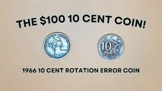 Coin collecting 10 cent coin worth $100 to coin collectors. (Coin Noodle)