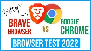 Brave Browser vs Google Chrome Browser Test 2022  - Ram Usage, Speed Test, Benchmark Comparison