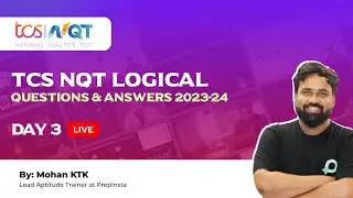 TCS NQT Logical Questions and Answers | 2023-2024