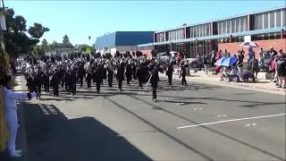 Lincoln High School Trojan Marching Band at the 2023 Delta Band Review Antioch, CA