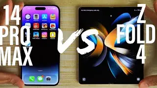 iPhone 14 Pro Max vs Samsung Galaxy Z Fold 4 SPEED TEST!