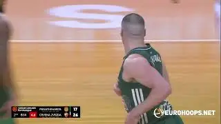 Panathinaikos OPAP Athens-Crvena Zvezda mts Belgrade 79-73: Vasilis Kavvadas (Carreer High with 17p)