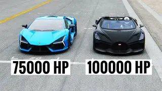 75000 HP Bugatti Mistral vs 100000 HP Lamborghini Revuelto at Special Stage Route X