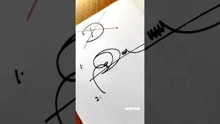 How to sign the letter D very hard?