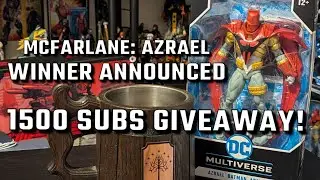Winner Announced! McFarlane DC Multiverse Azrael 1500 Subscriber Giveaway