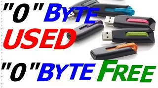 Fix - USB drive shows 0 bytes