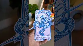 3D Printing my 2D Art | Dragoon Tarot Card 🐉 #3dprinting #finalfantasy #3d